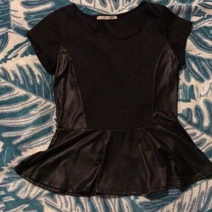 Polyester Black Blouse